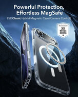 ESR Classic Hybrid camera control iPhone Air hoesje zwart