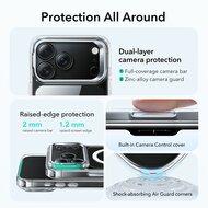 ESR Classic Hybrid Stand CC iPhone 17 Pro Max hoesje doorzichtig