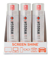 Whoosh! display met 9 keer 80ml sprayer met microvezeldoek