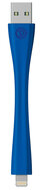 mophie memory flex Lightning kabel 10 cm Blue