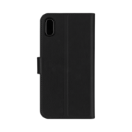 Xqisit Wallet iPhone X hoesje Zwart