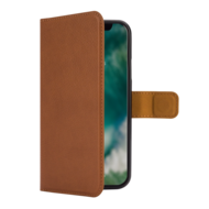 Xqisit Slim Wallet iPhone X hoesje Bruin