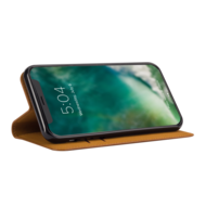 Xqisit Slim Wallet iPhone X hoesje Bruin