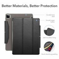 ESR Yippee iPad Pro 12,9 inch 2021 hoesje + glazen screenprotector Zilver