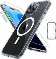 ESR Classic Hybrid Pro iPhone 16 Pro Max hoesje &amp; screenprotector transparant