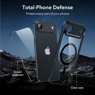 ESR Classic Hybrid MagSafe iPhone 17 Air hoesje met screenprotector zwart