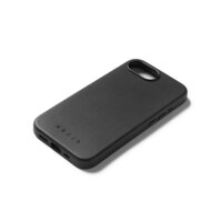 Mujjo leren MagSafe iPhone 17e / 16e hoesje zwart