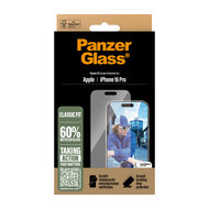 PanzerGlass originele&nbsp;Glazen iPhone 16 Pro&nbsp;screenprotector