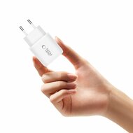 TechProtection USB-C 2 poort oplader 30 watt met USB-C kabel