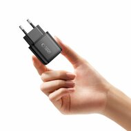 TechProtection USB-C 2 poort oplader 30 watt zwart