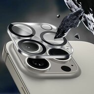 TechProtection iPhone 17 aluminium camera beschermer transparant