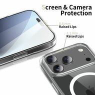 TechProtection Hybrid MagSafe iPhone 17 Pro Max hoesje transparant