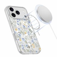 TechProtection Air MagSafe iPhone 17 Pro Max hoesje flowers