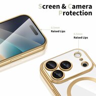 TechProtection Flex MagSafe iPhone 17 Pro Max hoesje goud