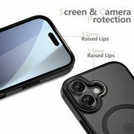 TechProtection MagSafe iPhone 17 hoesje mat zwart