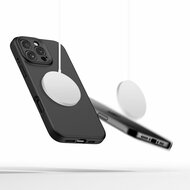 TechProtection Siliconen MagSafe iPhone 16 Pro hoesje zwart