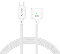 TechProtection UltraBoost MagSafe 3 MacBook kabel 200 cm wit