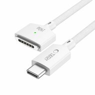 TechProtection UltraBoost MagSafe 3 MacBook kabel 200 cm wit