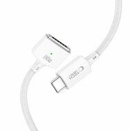 TechProtection UltraBoost MagSafe 3 MacBook kabel 200 cm wit