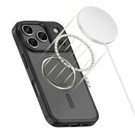 TechProtection Hybrid XT MagSafe iPhone 17 Pro hoesje mat zwart