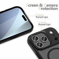 TechProtection Hybrid XT MagSafe iPhone 17 Pro Max hoesje zwart