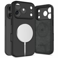 TechProtection Silicone MagSafe iPhone 17 Pro hoesje zwart