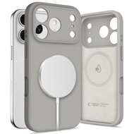 TechProtection Silicone MagSafe iPhone 17 Pro Max hoesje grijs