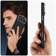 TechProtection Carbon MagSafe iPhone 17 Pro Max hoesje zwart