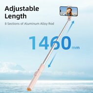 TechProtection Bluetooth Selfie stick / Tripod roze