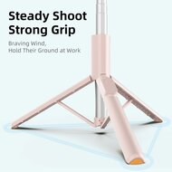 TechProtection Bluetooth Selfie stick / Tripod roze