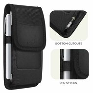 TechProtection universele 5,8 tot 6,9 inch holster met riemclip zwart