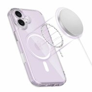 TechProtection Hybrid MagSafe iPhone 17 hoesje transparant met camera controle