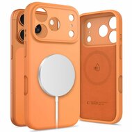 TechProtection Silicone MagSafe iPhone 17 Pro Max hoesje oranje