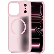 TechProtection Hybrid MagSafe iPhone 17 Pro Max hoesje mat roze
