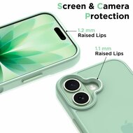 TechProtection mat iPhone 17 hoesje sage groen