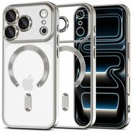TechProtection MagFlex iPhone 17 Pro Max hoesje zilver