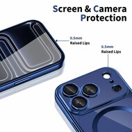 TechProtection MagFlex iPhone 17 Pro hoesje blauw