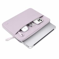 TechProtection Zipper MacBook 13 / 14 sleeve paars