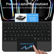 TechProtection Smartcase iPad Pro 13 inch&nbsp;toetsenbordhoesje zwart