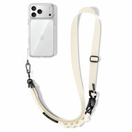 TechProtection Crossbody draagkoord voor elke telefoon beige