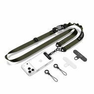 TechProtection Crossbody draagkoord voor elke telefoon groen