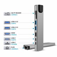 TechProtection 8 in 1 USB-C &nbsp;hub
