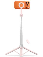 TechProtection View MagSafe Bluetooth Selfie Stick Tripod roze
