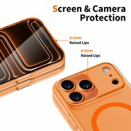 TechProtection MagSlim MagSafe iPhone 17 Pro hoesje cosmic oranje