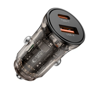 TechProtection CC06 2 poort USB-C en USB-A autolader 75 watt