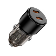 TechProtection CC07 2 poort USB-C autolader 100 watt