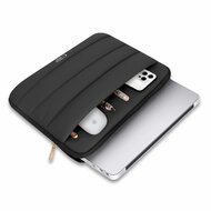 TechProtection Fluffy MacBook 13 / 14 inch sleeve zwart