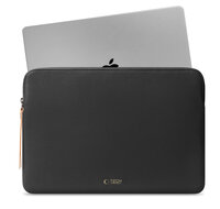 TechProtection Fleece MacBook 15 / 16 inch sleeve zwart