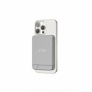 TechProtection MagSafe draadloze powerbank met stand 10000 mAh grijs