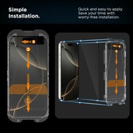 TechProtection Quick iPhone 17e / 16e / 14 / 13 / 13 Pro glazen screenprotector 2 pack
